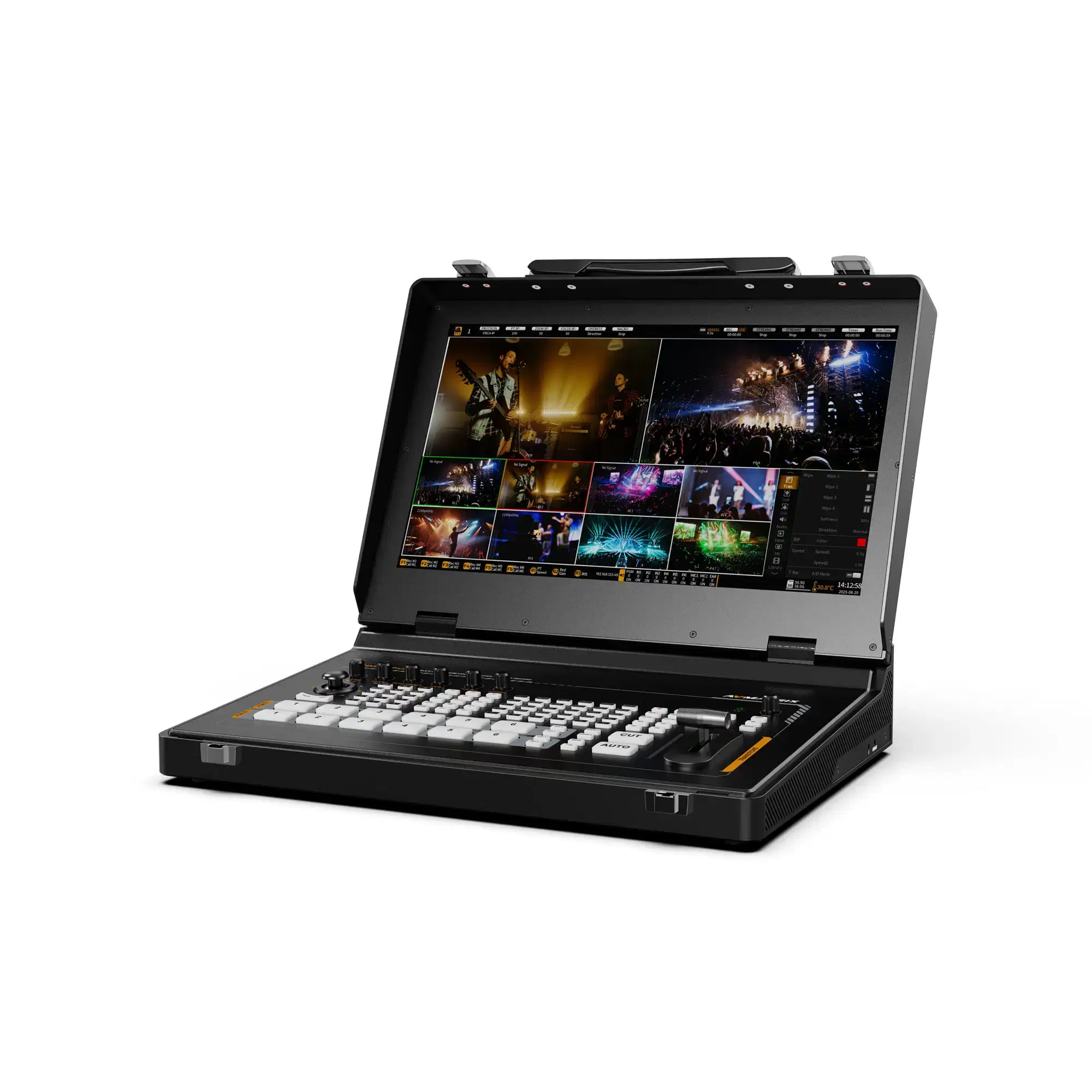 SHARK S6 Open showing the display and inputs